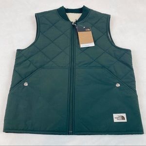 The North Face Green Quilted Vest
